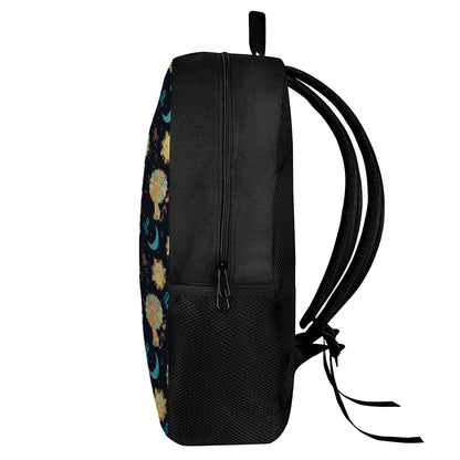 Cute Cartoon Leo Pattern Print 17 Inch Backpack