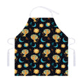 Cute Cartoon Leo Pattern Print Adjustable Apron