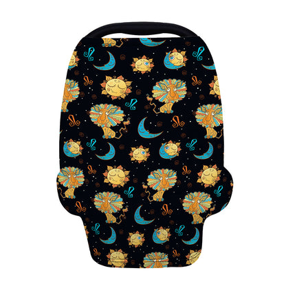 Cute Cartoon Leo Pattern Print Baby Seat Cover