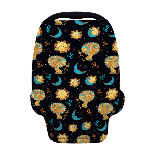 Cute Cartoon Leo Pattern Print Baby Seat Cover