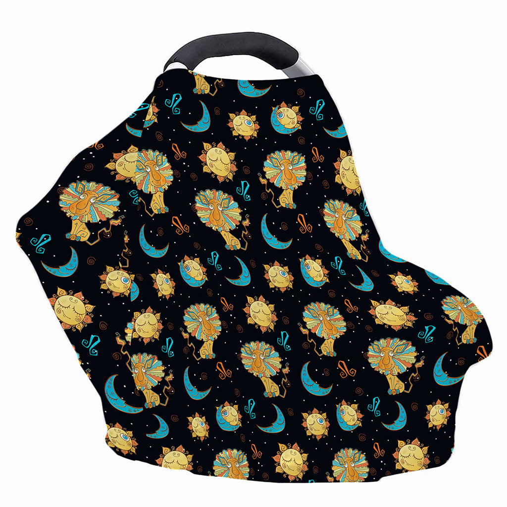 Cute Cartoon Leo Pattern Print Baby Seat Cover