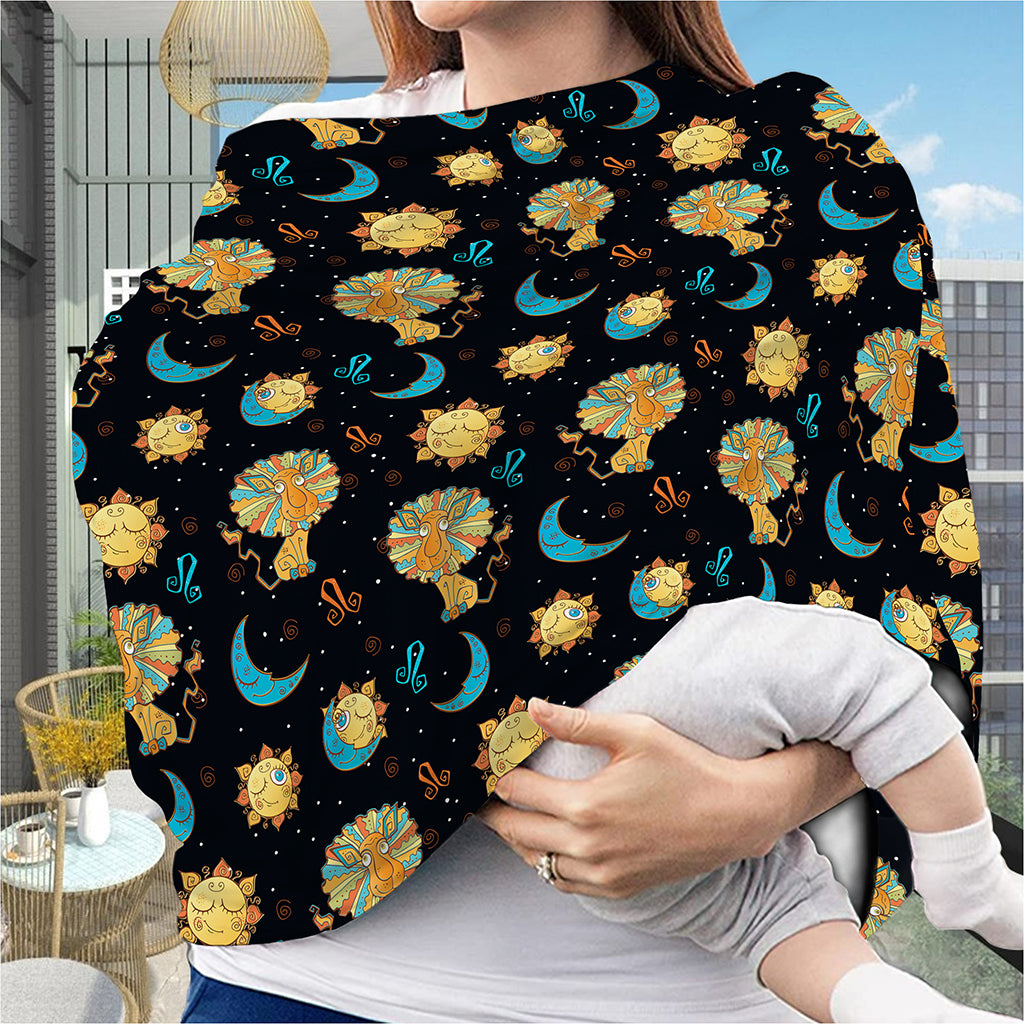 Cute Cartoon Leo Pattern Print Baby Seat Cover