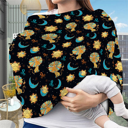 Cute Cartoon Leo Pattern Print Baby Seat Cover