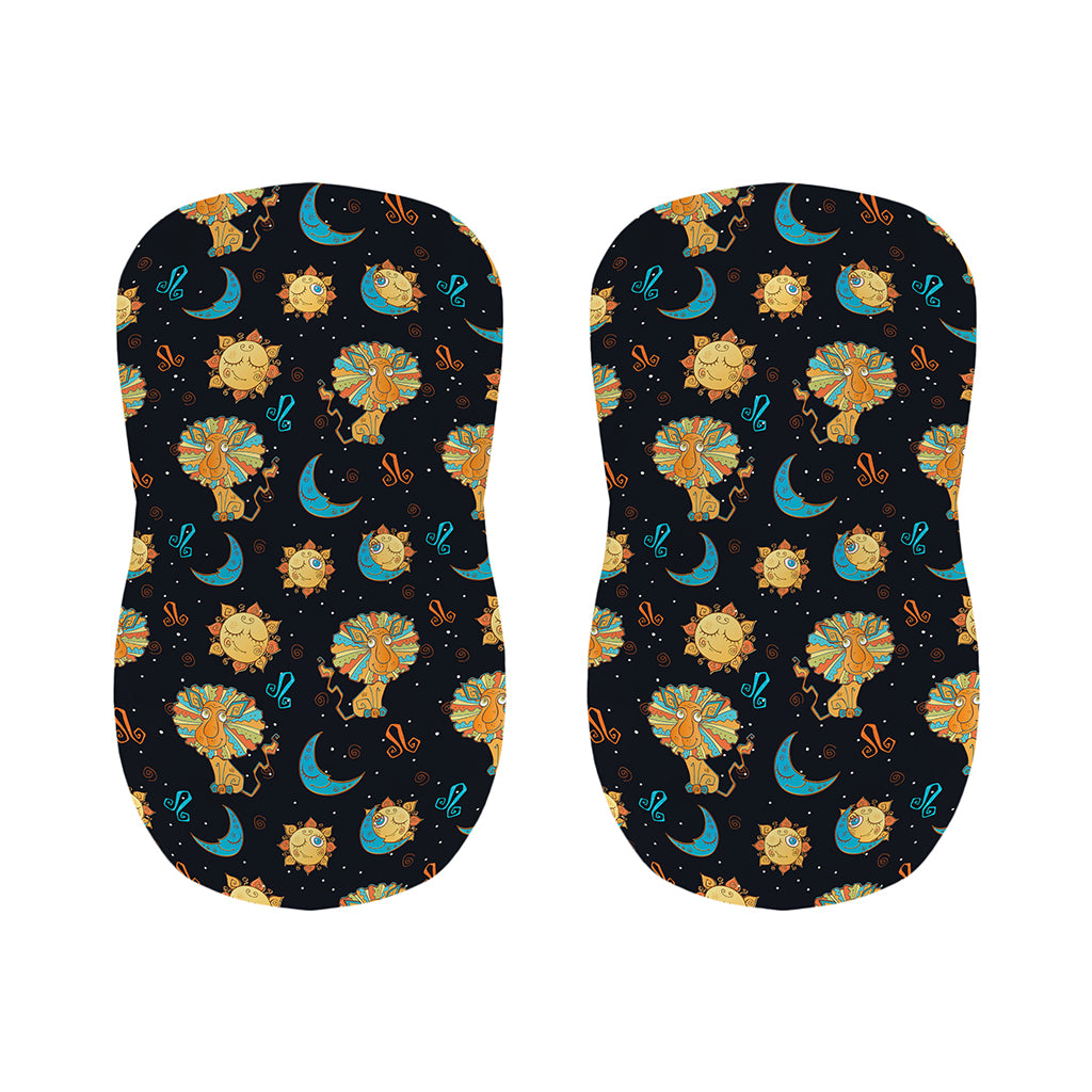 Cute Cartoon Leo Pattern Print Bar Stool Covers