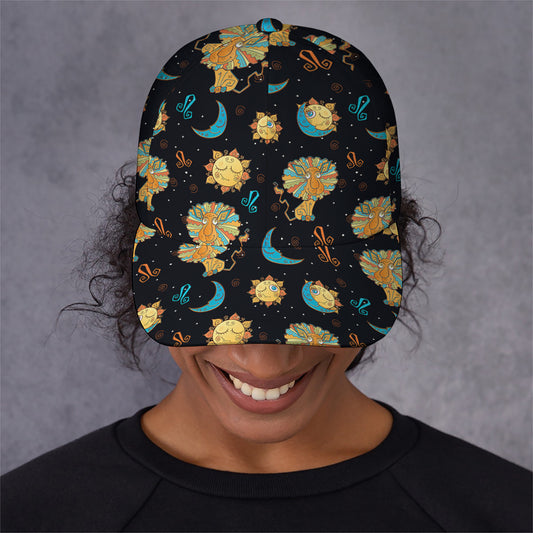 Cute Cartoon Leo Pattern Print Baseball Cap