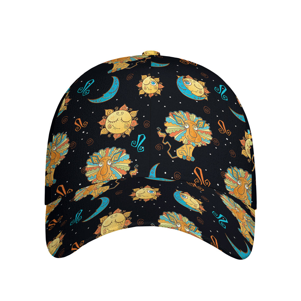 Cute Cartoon Leo Pattern Print Baseball Cap