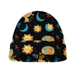 Cute Cartoon Leo Pattern Print Beanie