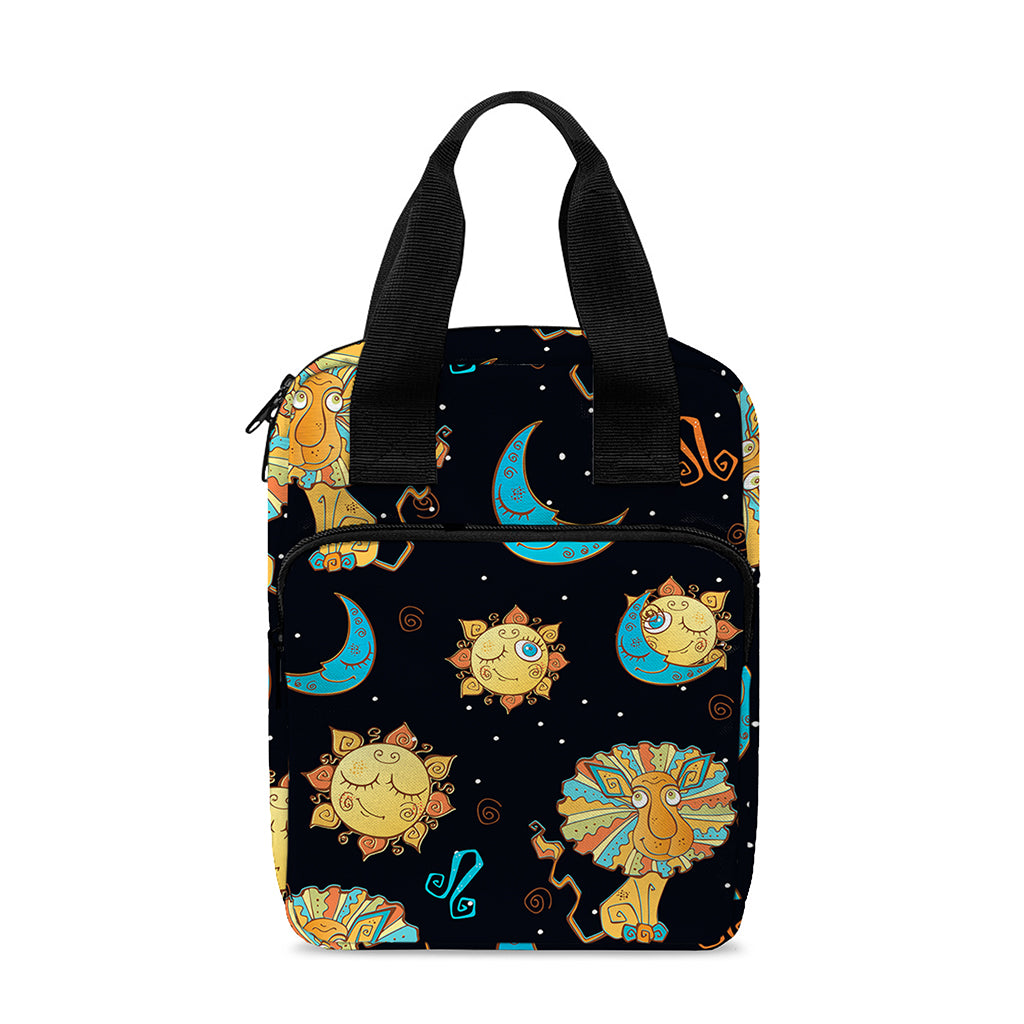 Cute Cartoon Leo Pattern Print Bible Tote Bag