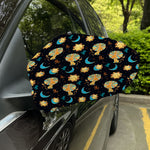 Cute Cartoon Leo Pattern Print Car Side Mirror Covers