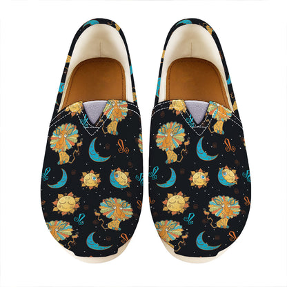 Cute Cartoon Leo Pattern Print Casual Shoes