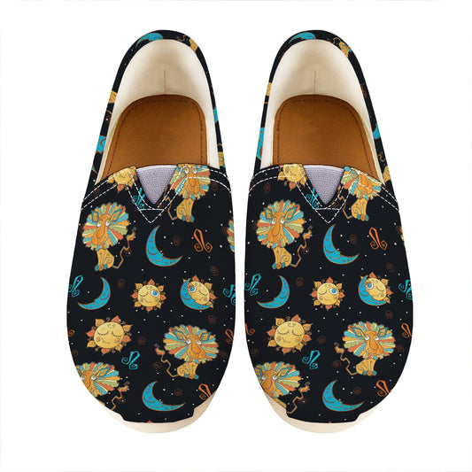 Cute Cartoon Leo Pattern Print Casual Shoes