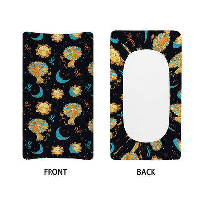 Cute Cartoon Leo Pattern Print Changing Pad Cover