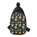 Cute Cartoon Leo Pattern Print Sling Bag