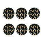 Cute Cartoon Leo Pattern Print Coaster Set