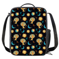 Cute Cartoon Leo Pattern Print Crossbody Lunch Bag