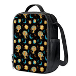 Cute Cartoon Leo Pattern Print Crossbody Lunch Bag