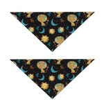 Cute Cartoon Leo Pattern Print Dog Bandana
