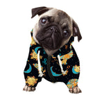 Cute Cartoon Leo Pattern Print Dog Zip Up Hoodie