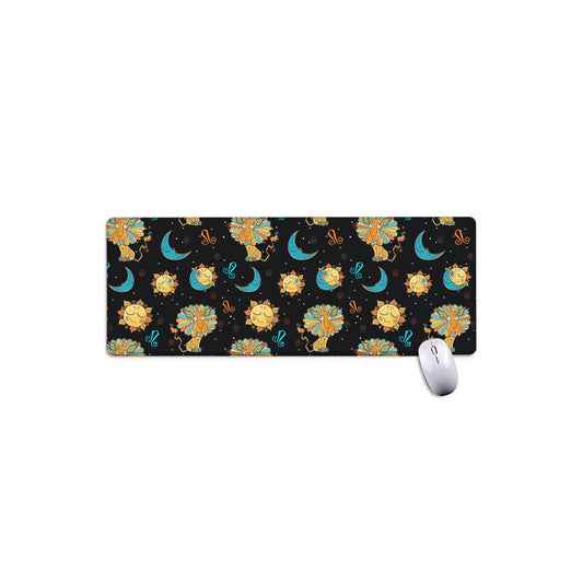 Cute Cartoon Leo Pattern Print Extended Mouse Pad