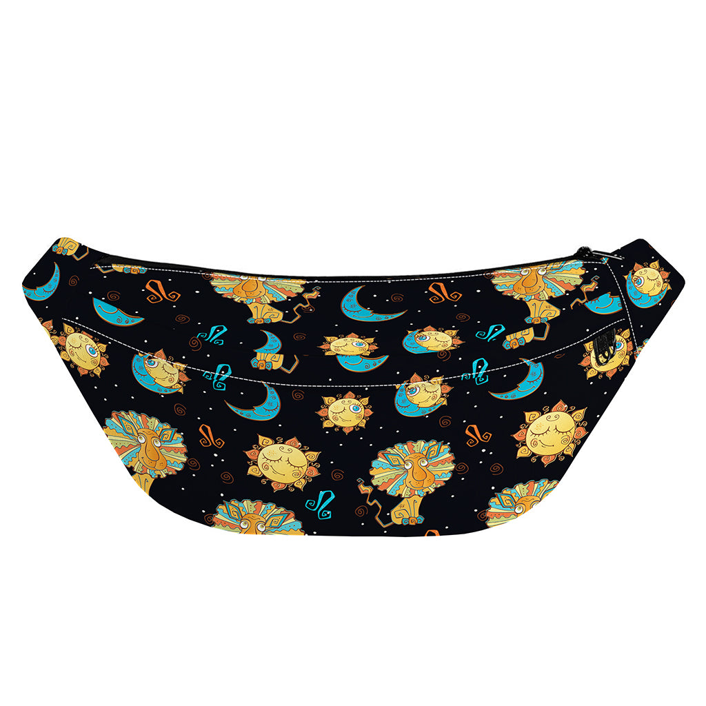Cute Cartoon Leo Pattern Print Fanny Pack