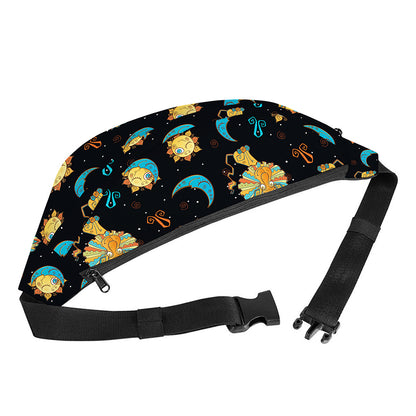 Cute Cartoon Leo Pattern Print Fanny Pack