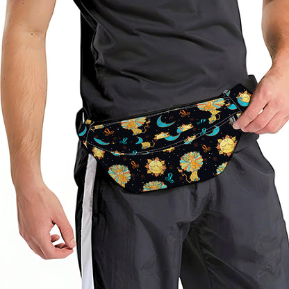 Cute Cartoon Leo Pattern Print Fanny Pack