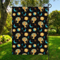 Cute Cartoon Leo Pattern Print Garden Flag