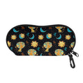 Cute Cartoon Leo Pattern Print Glasses Case