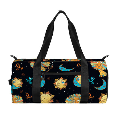 Cute Cartoon Leo Pattern Print Gym Bag