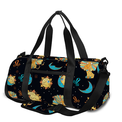 Cute Cartoon Leo Pattern Print Gym Bag
