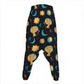 Cute Cartoon Leo Pattern Print Hammer Pants