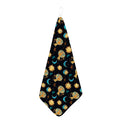 Cute Cartoon Leo Pattern Print Hand Towel