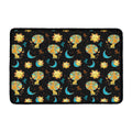 Cute Cartoon Leo Pattern Print Kitchen Mat