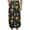 Cute Cartoon Leo Pattern Print Lantern Pants