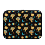 Cute Cartoon Leo Pattern Print Laptop Sleeve
