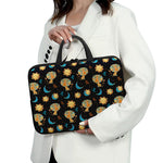 Cute Cartoon Leo Pattern Print Laptop Sleeve With Handle