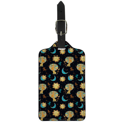 Cute Cartoon Leo Pattern Print Luggage Tag