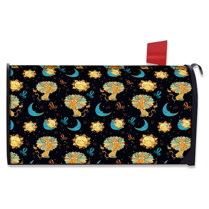 Cute Cartoon Leo Pattern Print Mailbox Cover