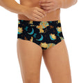 Cute Cartoon Leo Pattern Print Men's Briefs