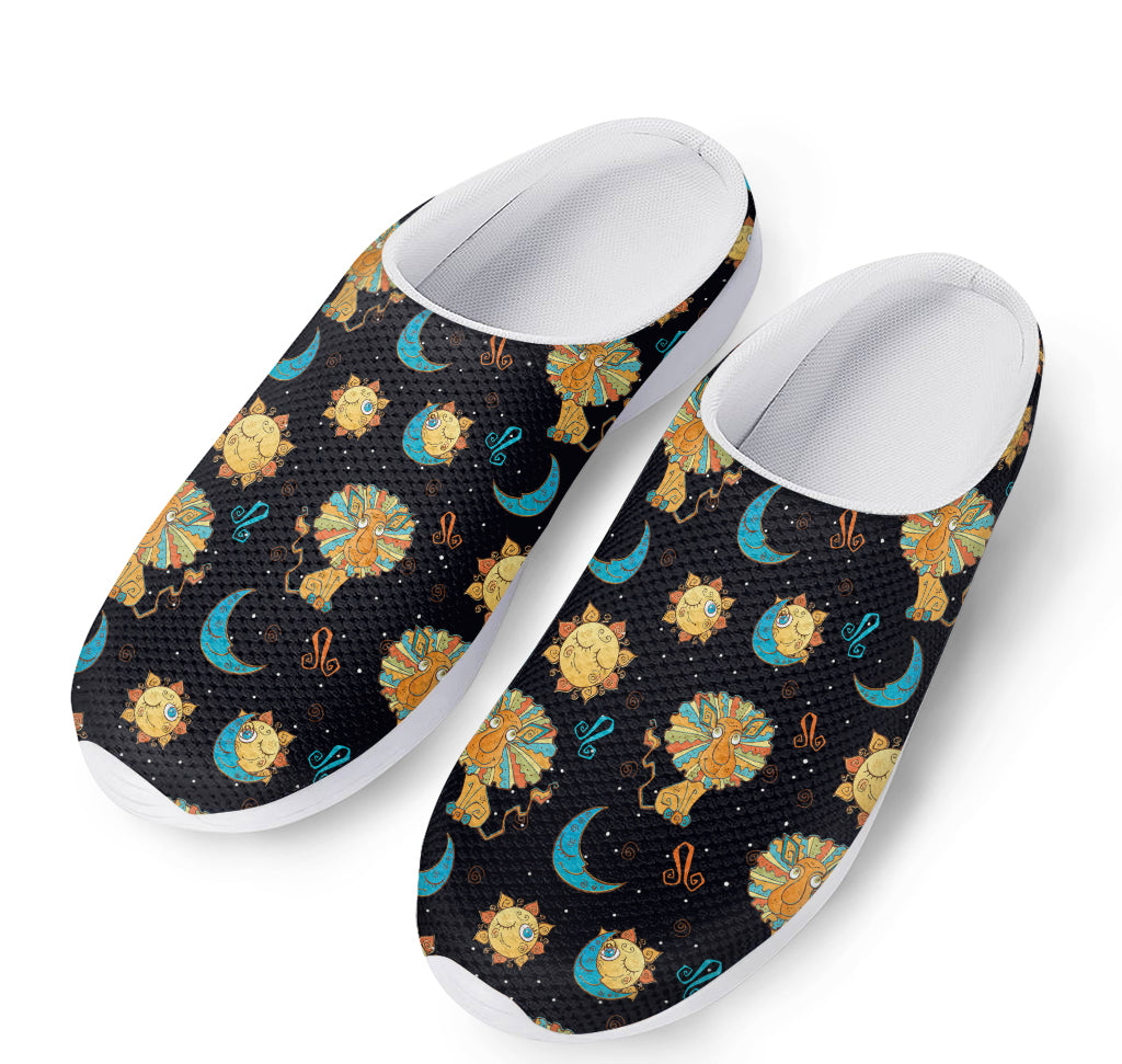 Cute Cartoon Leo Pattern Print Mesh Casual Shoes