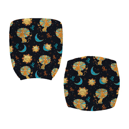 Cute Cartoon Leo Pattern Print Office Chair Cover