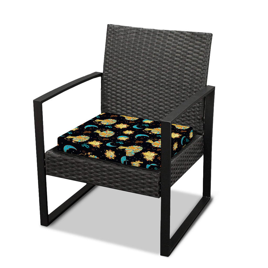 Cute Cartoon Leo Pattern Print Outdoor Seat Cushion Cover