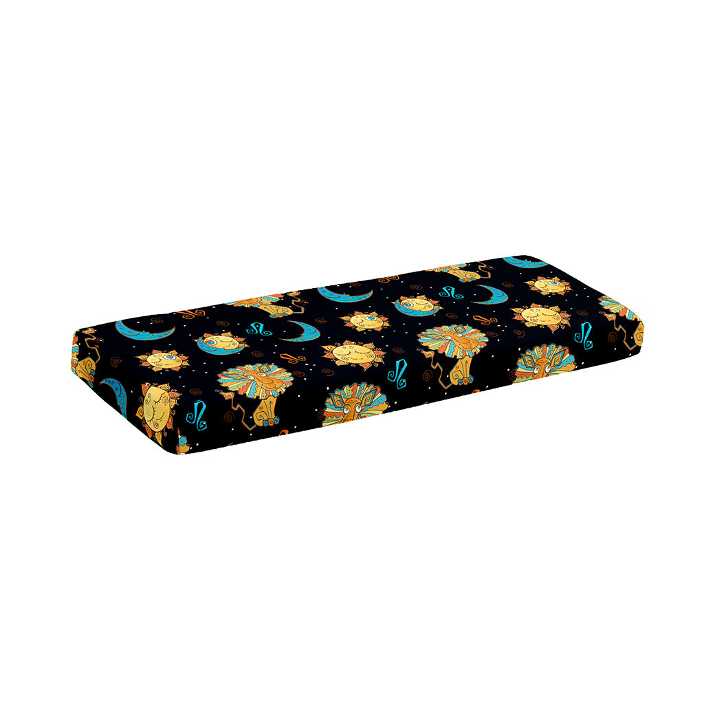 Cute Cartoon Leo Pattern Print Piano Keyboard Cover