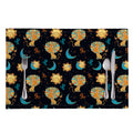 Cute Cartoon Leo Pattern Print Placemat