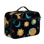 Cute Cartoon Leo Pattern Print Portable Lunch Bag
