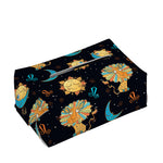 Cute Cartoon Leo Pattern Print Rectangle Tissue Box Cover