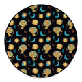 Cute Cartoon Leo Pattern Print Round Floor Mat