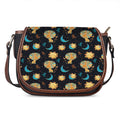 Cute Cartoon Leo Pattern Print Saddle Bag
