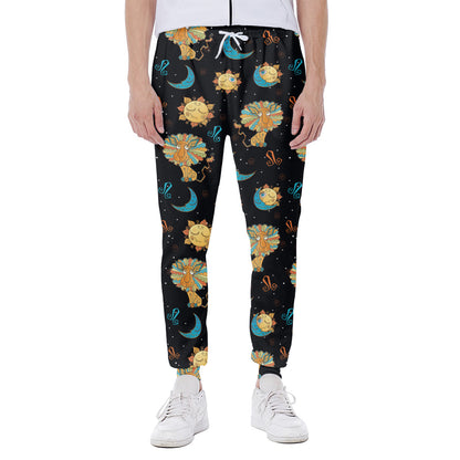 Cute Cartoon Leo Pattern Print Scuba Joggers