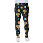 Cute Cartoon Leo Pattern Print Scuba Joggers